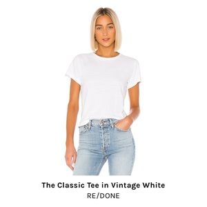 Re/Done Basic White Tee